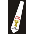 White Necktie with "Gold Trophy" Design